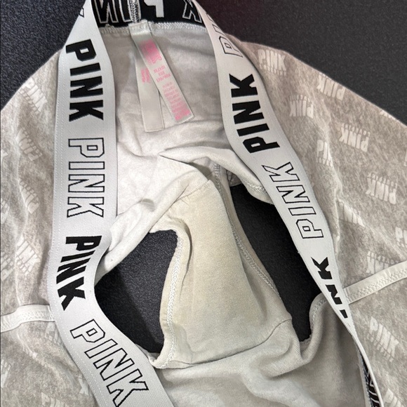 PINK Victoria's Secret Gray pre loved panties - Picture 2 of 2